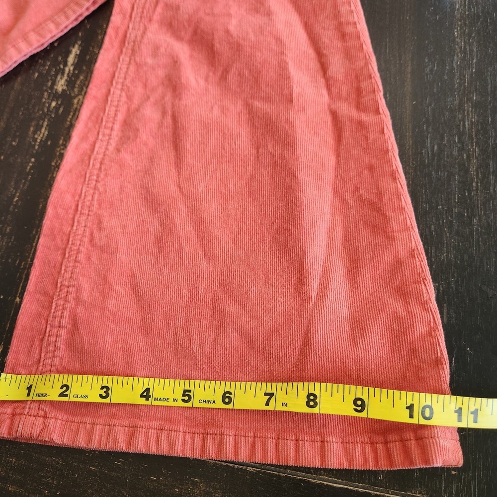 Idyllwind Corduroy Flare Pants sz 2 (26x33") Orange Boho Stretchy Hippie Western - Picture 13 of 15